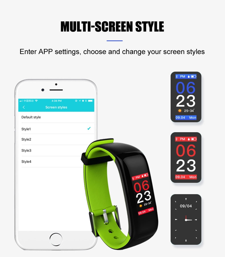 Smart Wristband Fitness Tracker