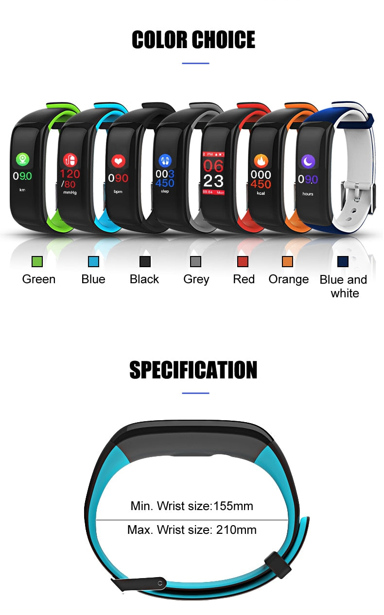 Smart Wristband Fitness Tracker