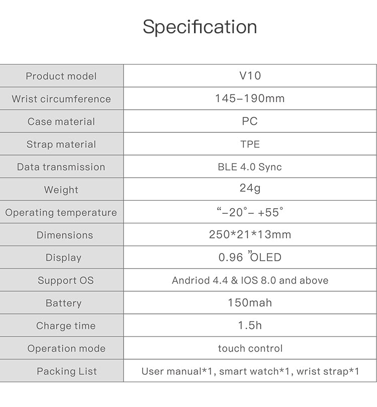 Smart Bracelet Heart Rate Monitor