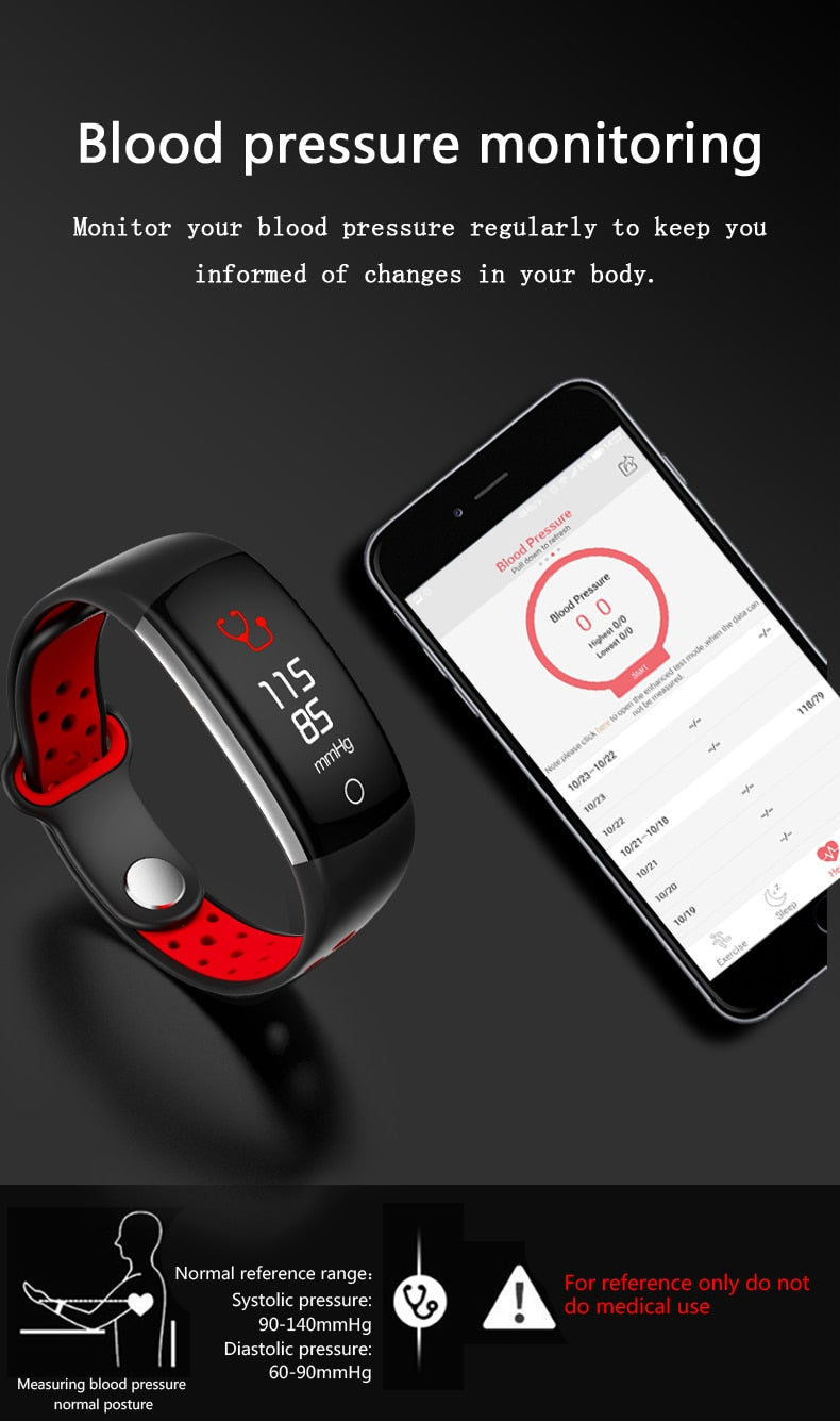 Fitness Watch with Blood Pressure