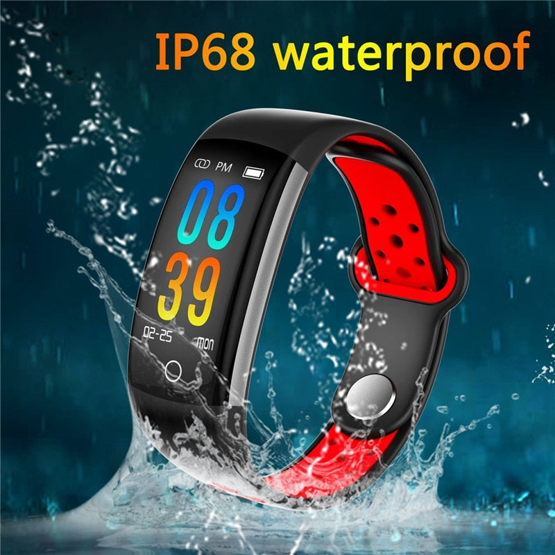 Swimming Smart Bracelet with Blood Pressure Monitor